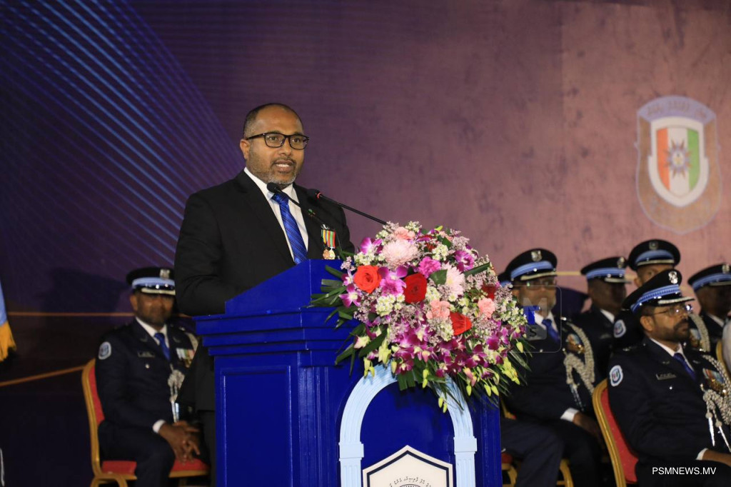 Minister Ihusaan Highlights Reforms in Homeland Security Ministry at Police Training Graduation