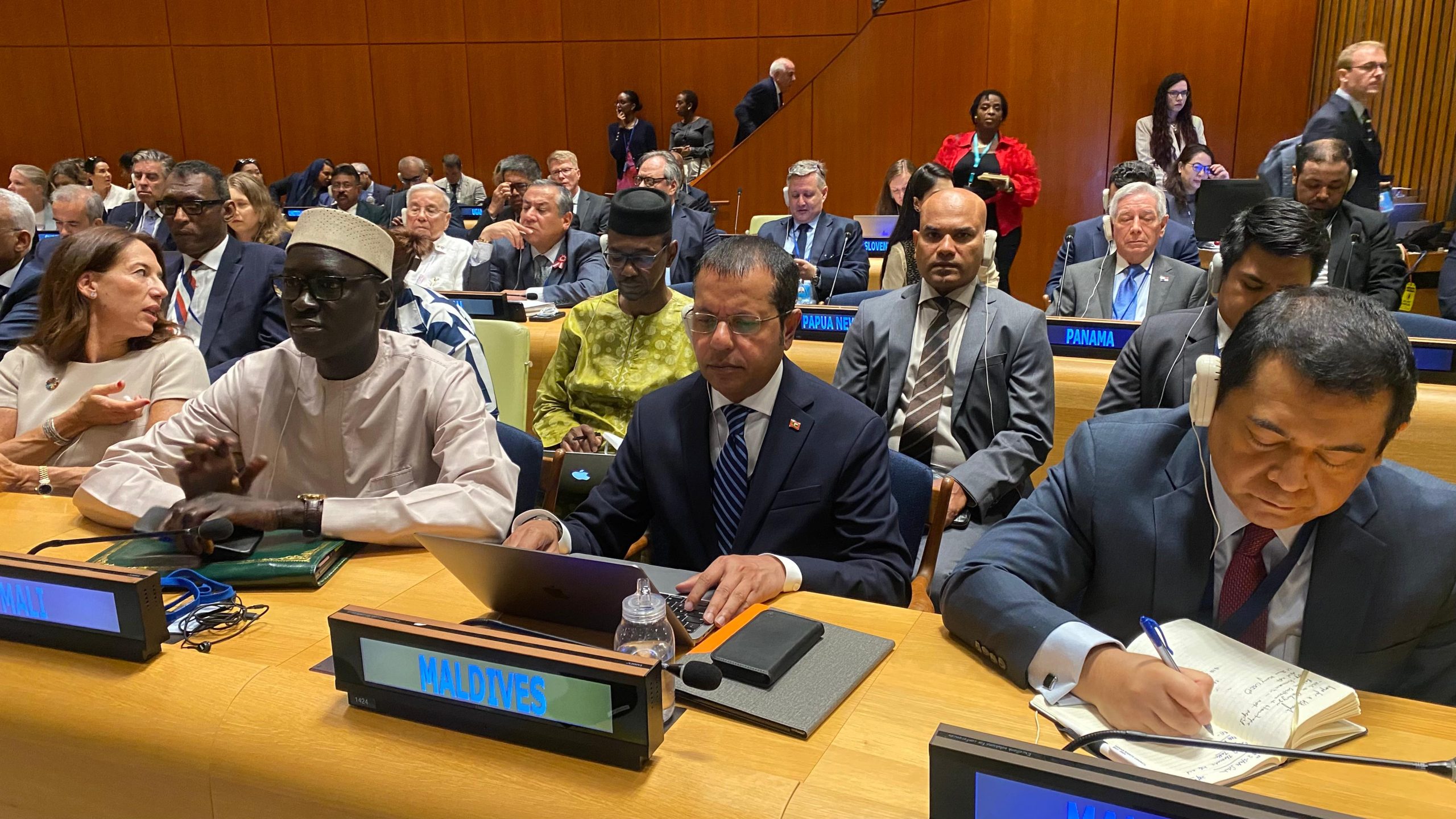 At UN Summit, Maldives Echoes President Muizzu’s Call for Justice and Sovereignty for Palestine