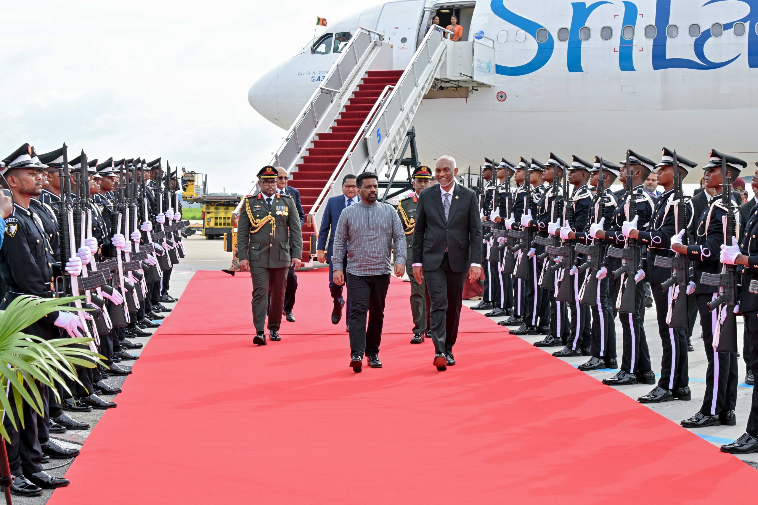 President Muizzu Hosts Sri Lankan President Disanayaka in Historic State Visit to Maldives