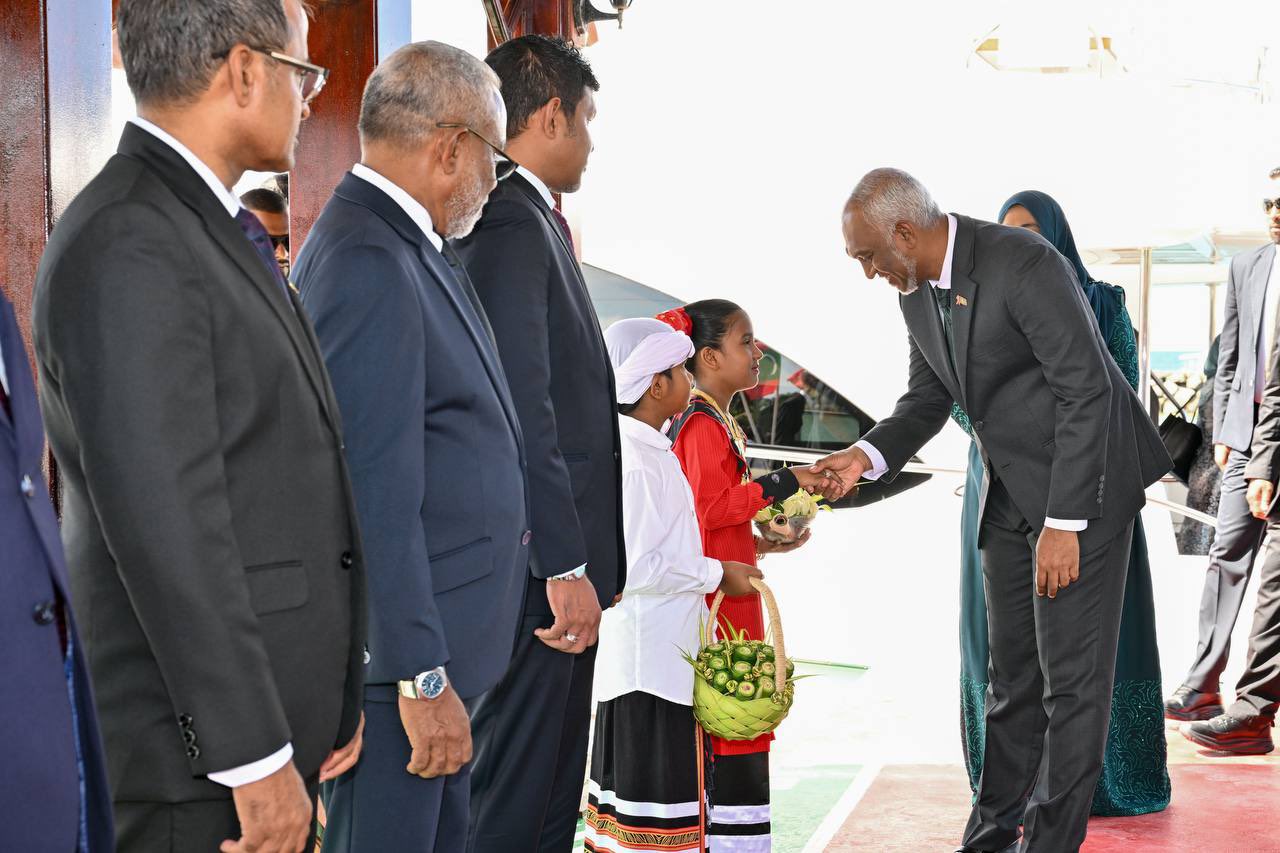 Utheemu welcomes President Muizzu for historic National Day events