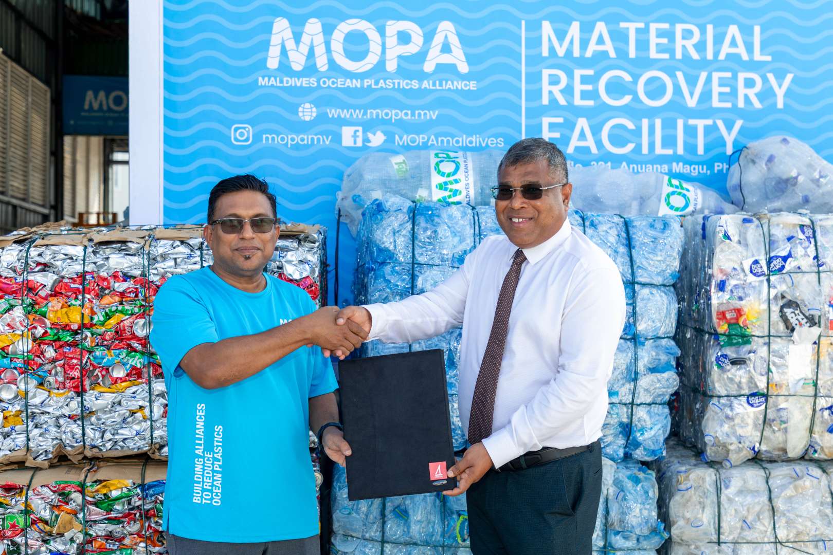Bank of Maldives and MOPA join forces to tackle plastic waste with new recycling facility