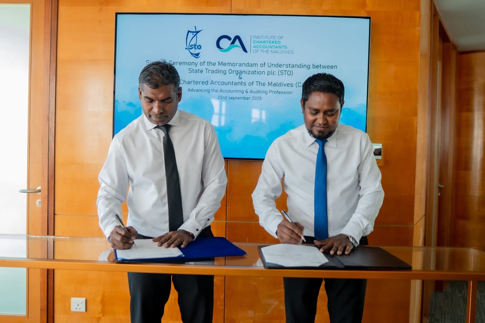 STO signs strategic MoU with CA to strengthen accounting and auditing profession