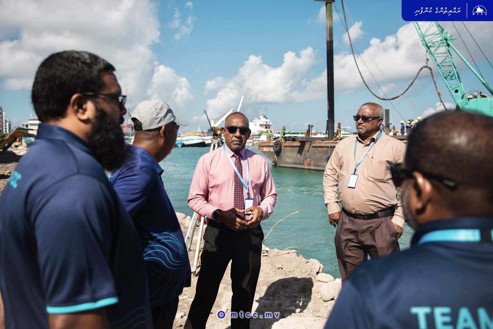MTCC Leadership Reviews Progress of Northside Boduthakurufaanu Road Works