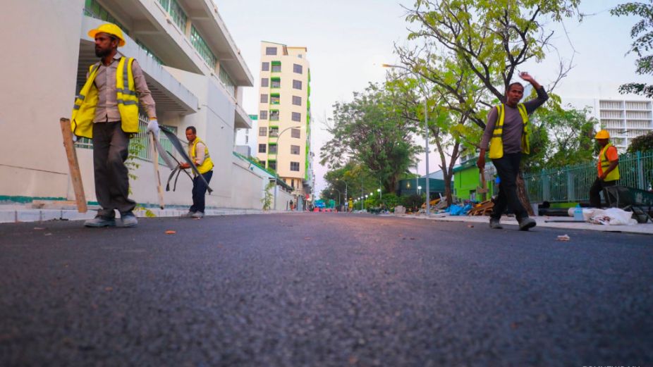 Renovated Section of Ameenee Magu Reopened to Traffic After Repairs