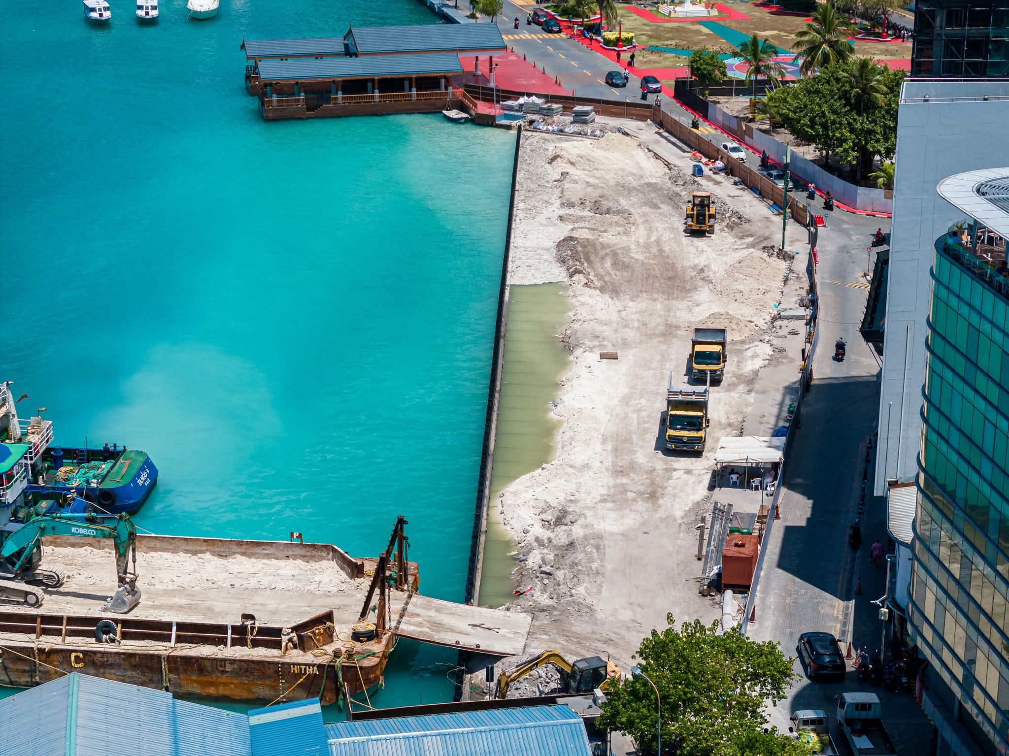 MTCC nears completion of Boduthakurufaanu Road Project with 90% reclamation done
