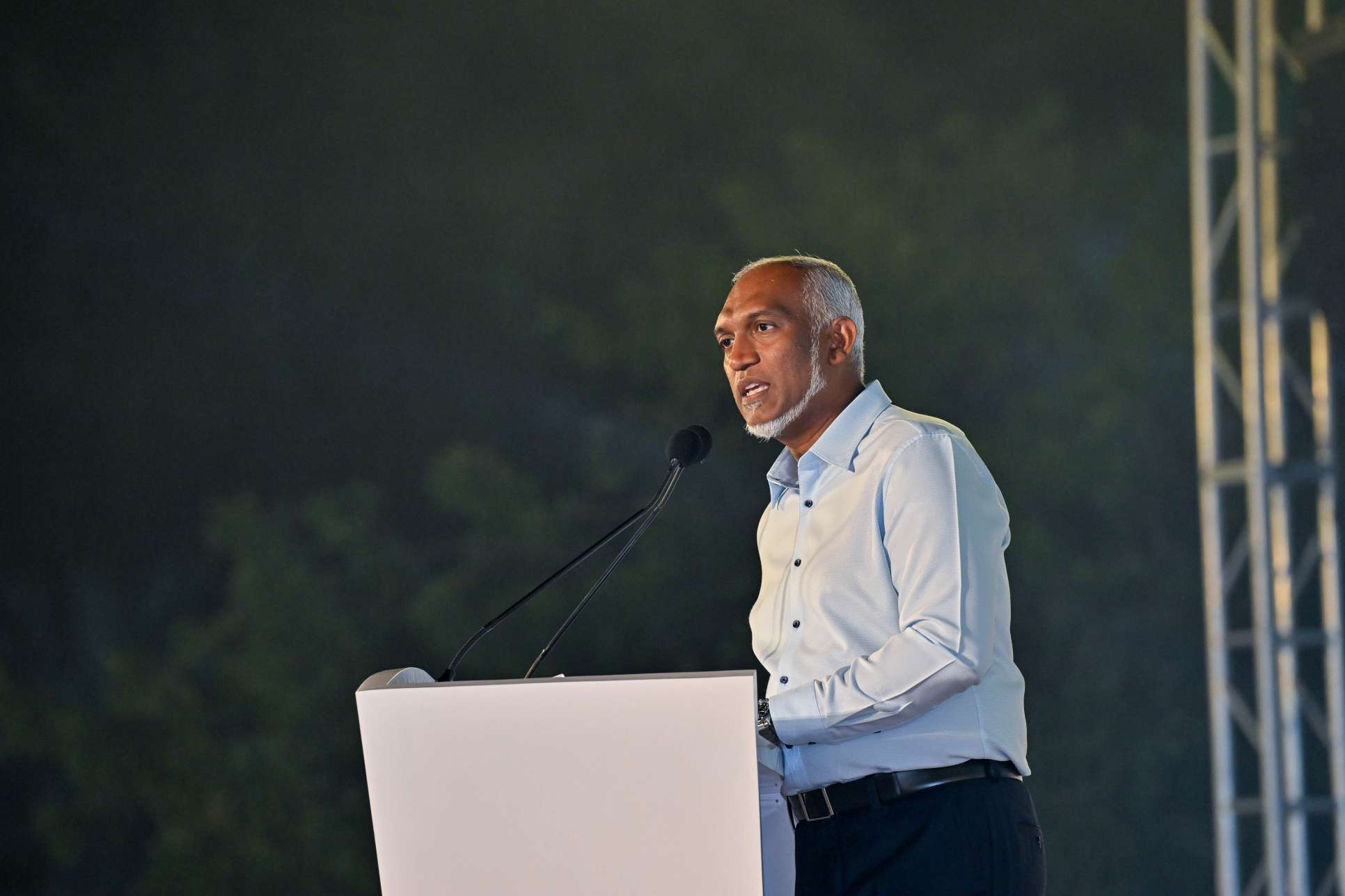 President Muizzu asks citizens to vote for councils that stand with the people and the government