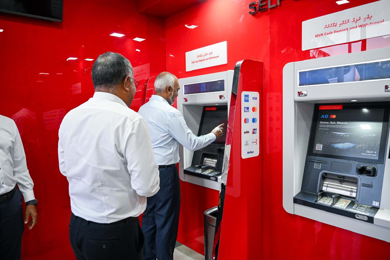 BML strengthens foreign currency services with first USD ATM in Fuvahmulah City